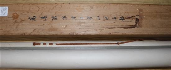 Two large Chinese scrolls